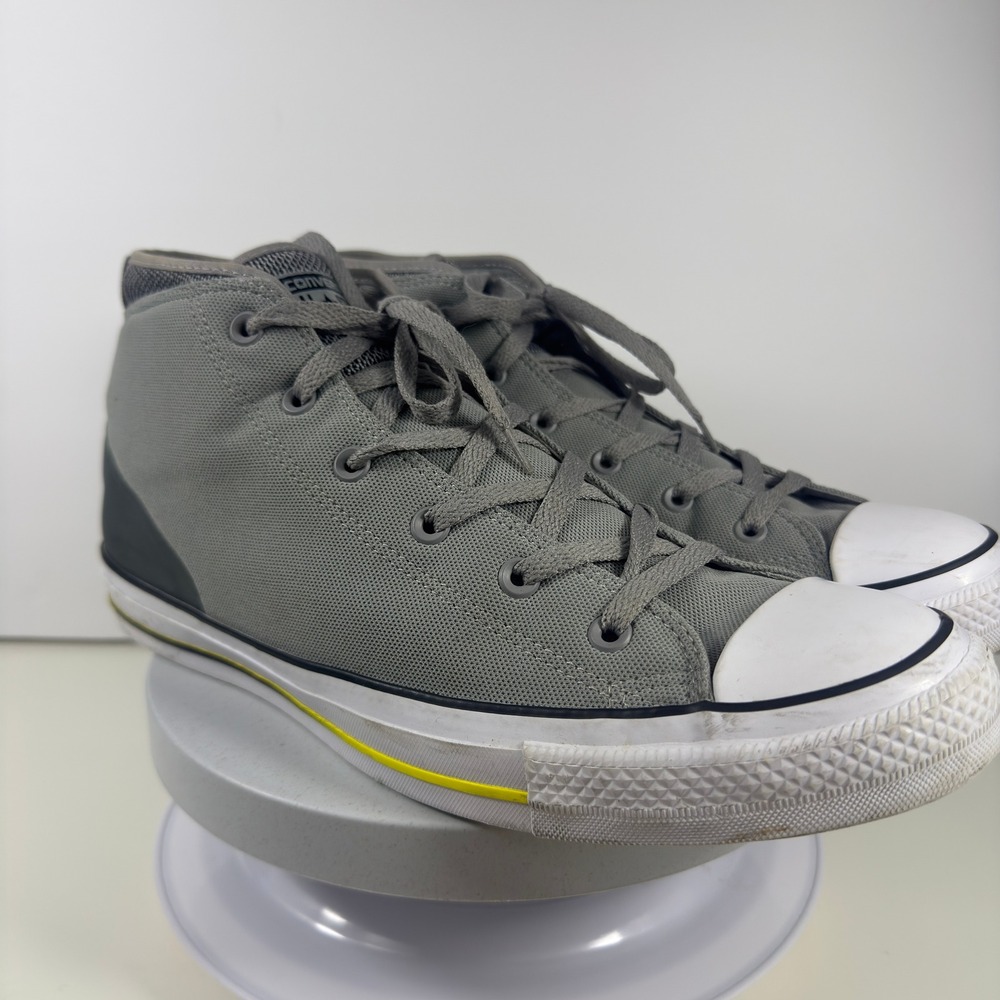 Converse Chuck Taylor Syde Street Mid Mens Size 13 Grey Yellow Sneakers - Picture 5 of 15